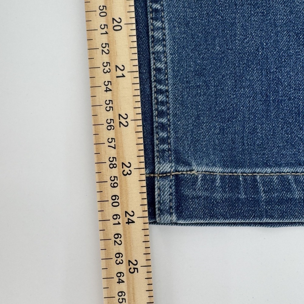 White House Black Market WHBM High Rise Sculpt Horsebit Straight Jeans 10S - Picture 8 of 8